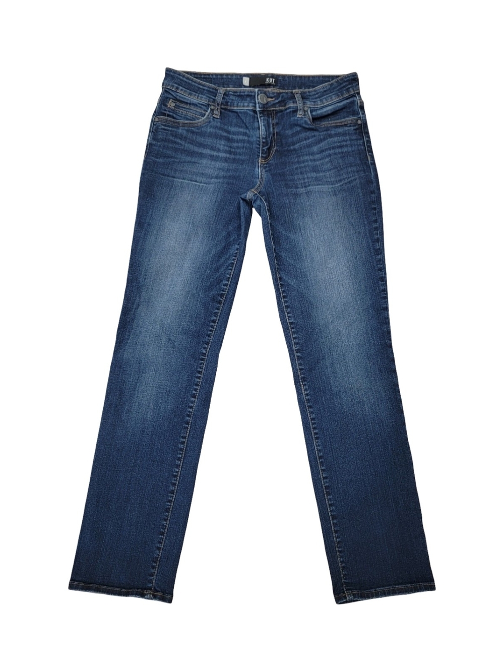 Kut From the Kloth Catherine Boyfriend Jeans Blue Slim Straight Leg Women’s 6 - Picture 3 of 17